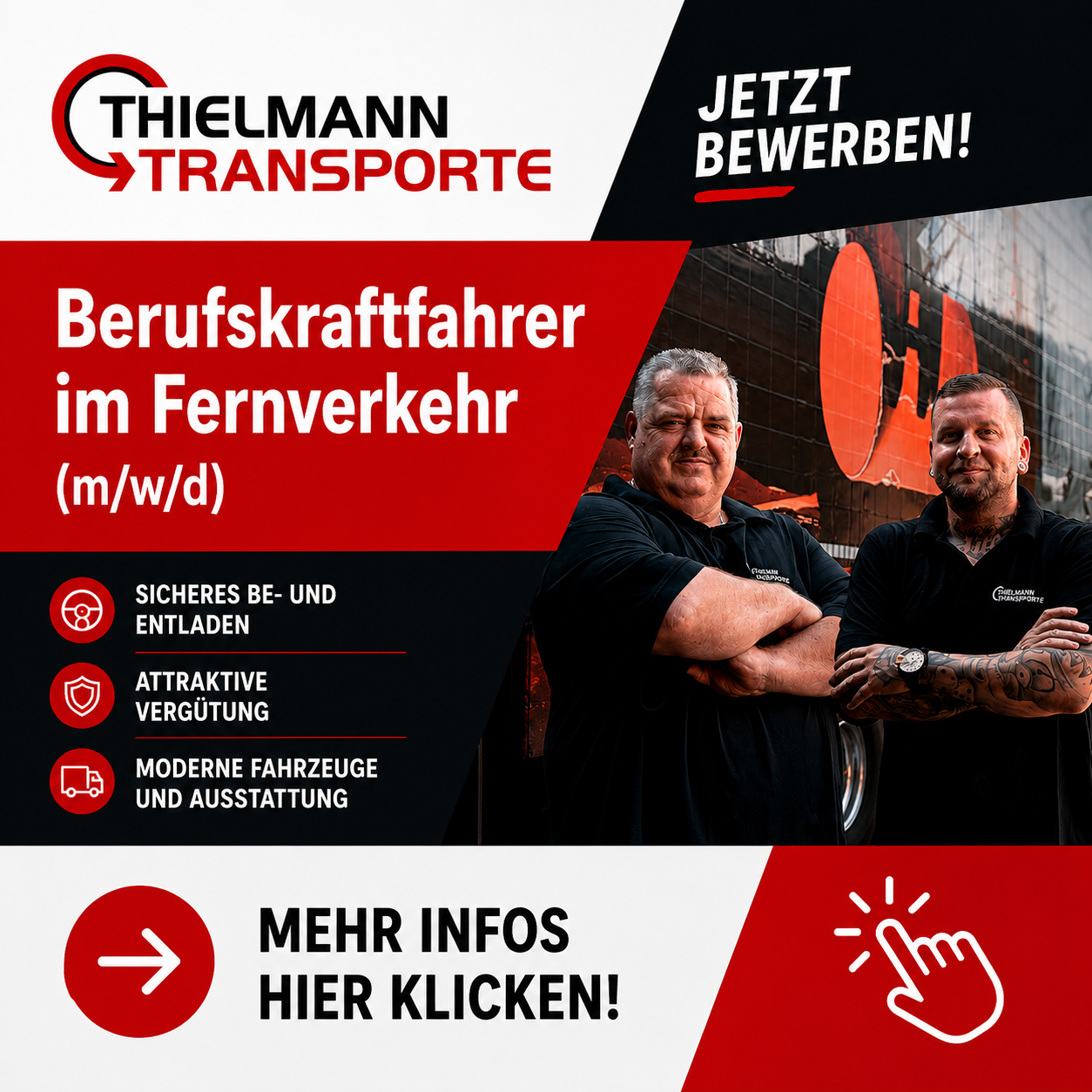 Berufskraftfahrer im Fernverkehr – mehr erfahren