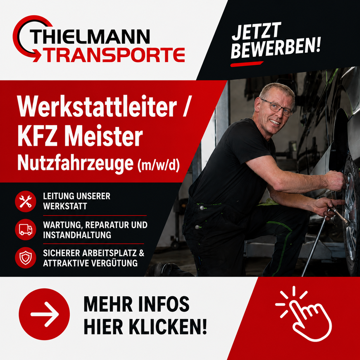 Werkstattleiter oder KFZ-Meister Nutzfahrzeuge – mehr erfahren
